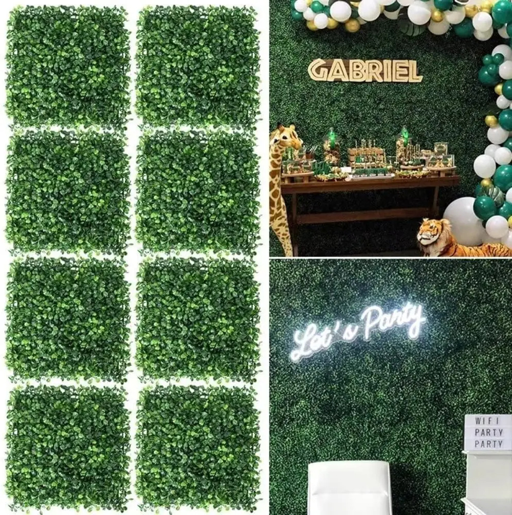 10 Pcs 25 CM Artificial Eucaly - Flower Wall Panel บทวิจารณ์และราคา