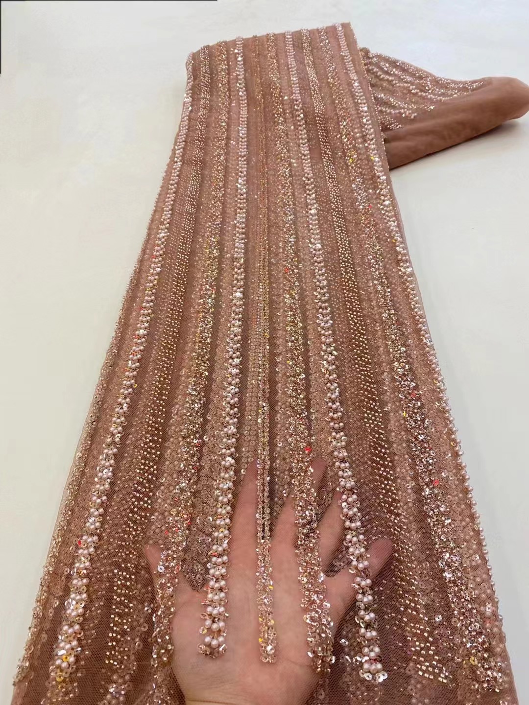 High Quality African Nigerian  - Glitter Tablecloth บทวิจารณ์และราคา