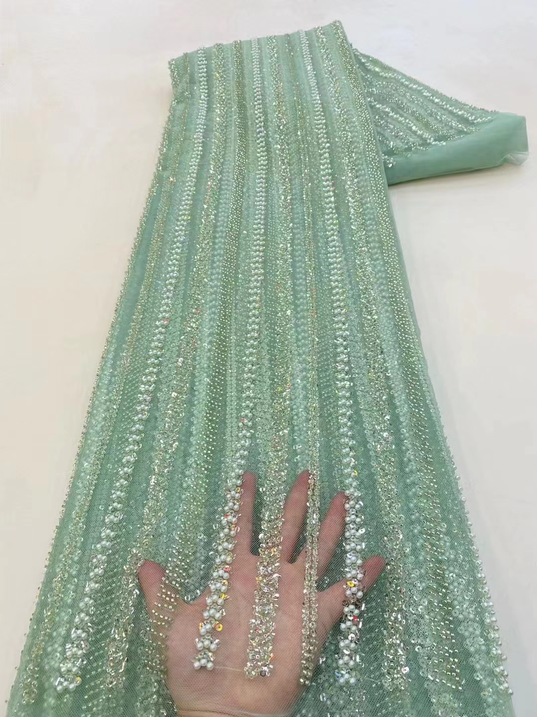 High Quality African Nigerian  - Glitter Tablecloth บทวิจารณ์และราคา