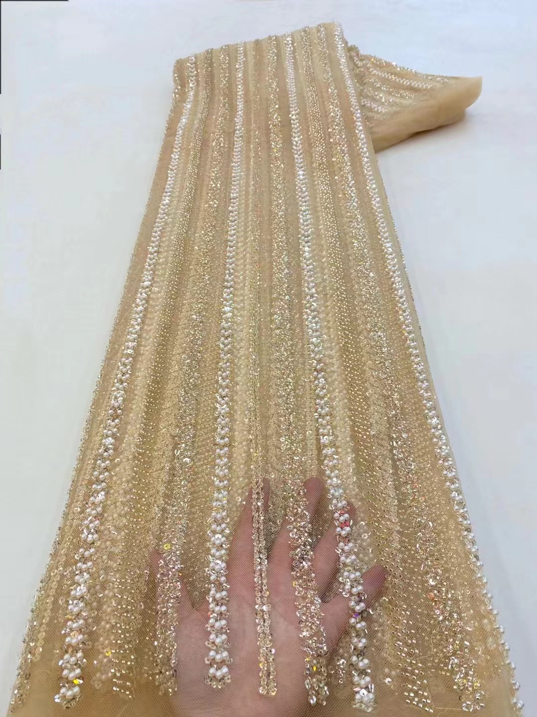 High Quality African Nigerian  - Glitter Tablecloth บทวิจารณ์และราคา