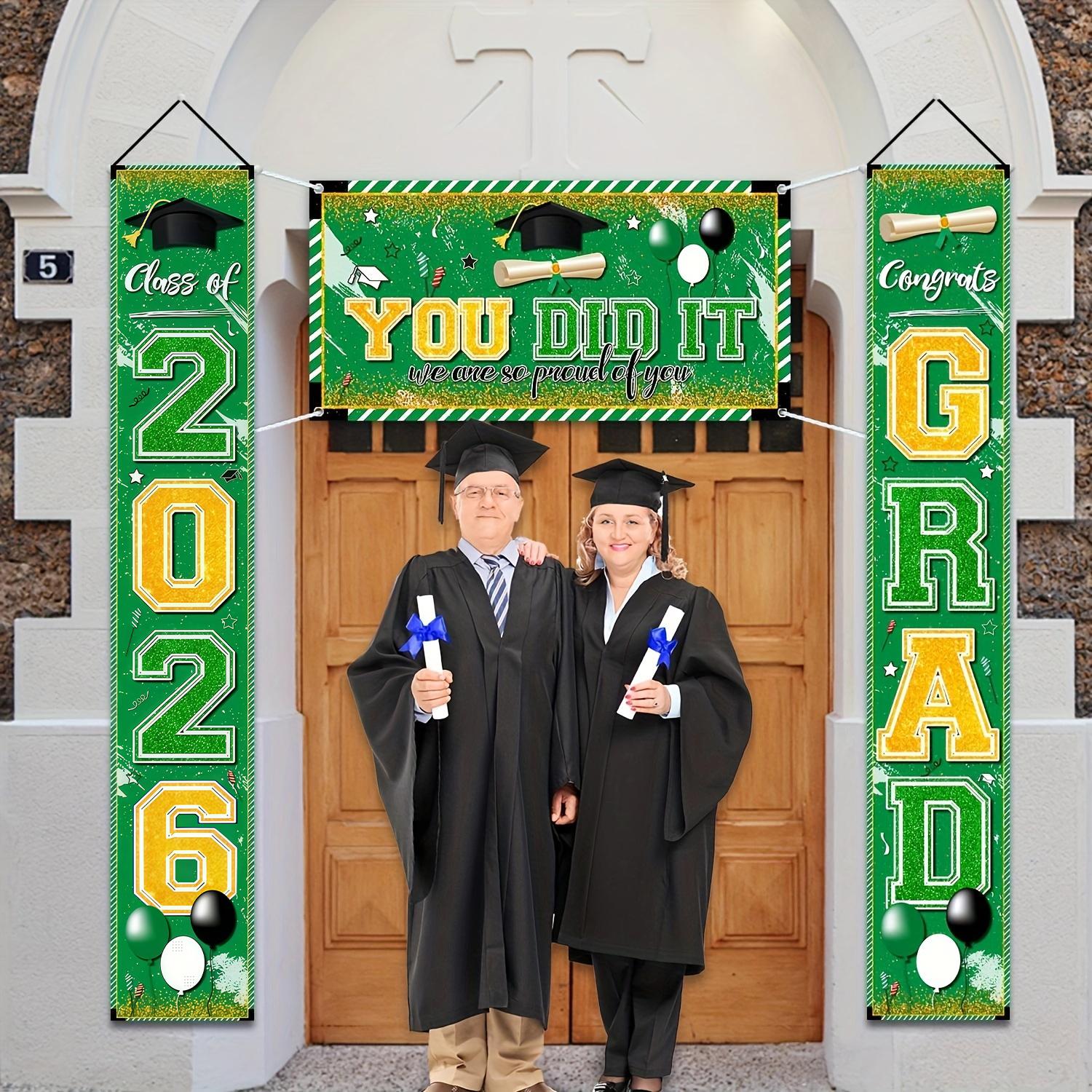 Congrat Class of 2026 Graduati - Party Banner Gold บทวิจารณ์และราคา