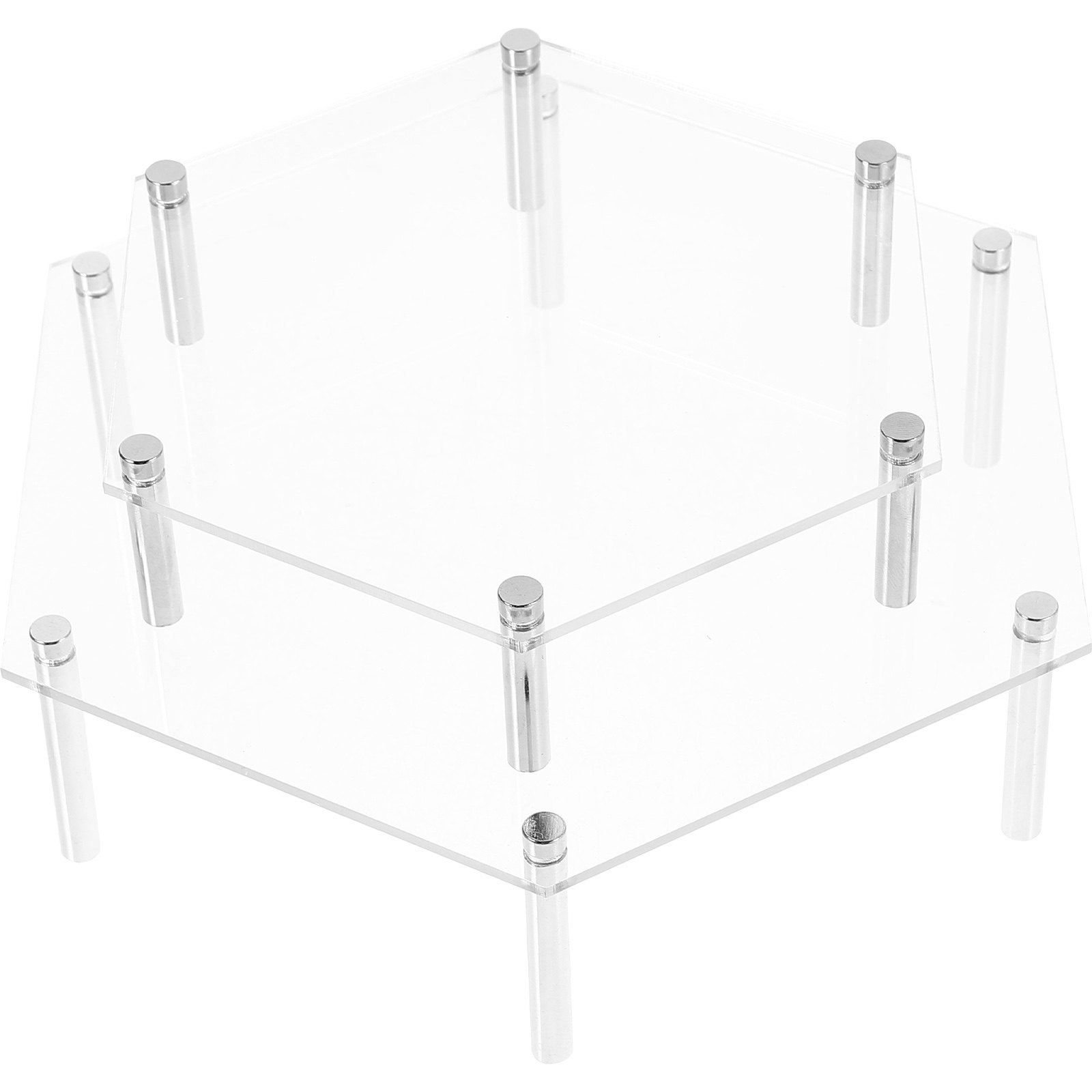 1Set Acrylic Cake Stand Clear  - Cupcake Stand Tier บทวิจารณ์และราคา