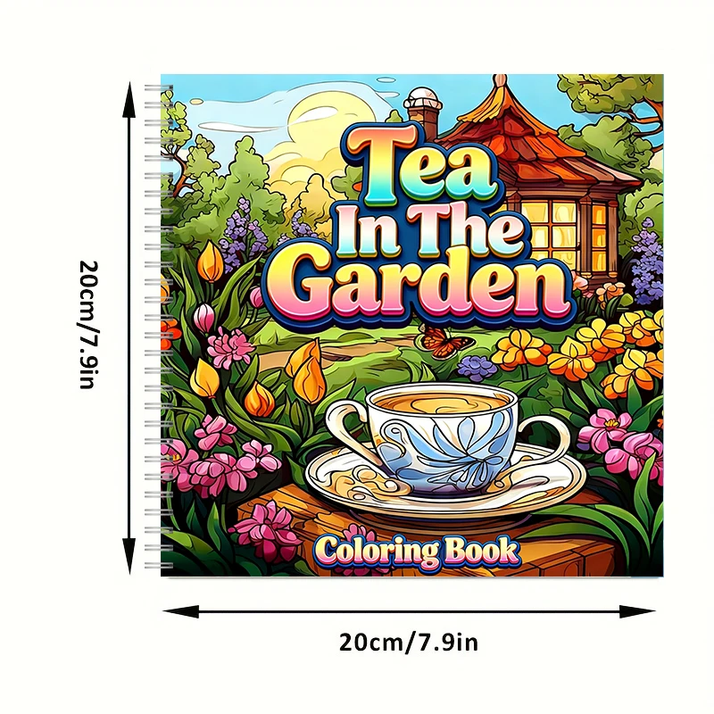 Tea In The Gardens Coloring Bo - Supply Event บทวิจารณ์และราคา