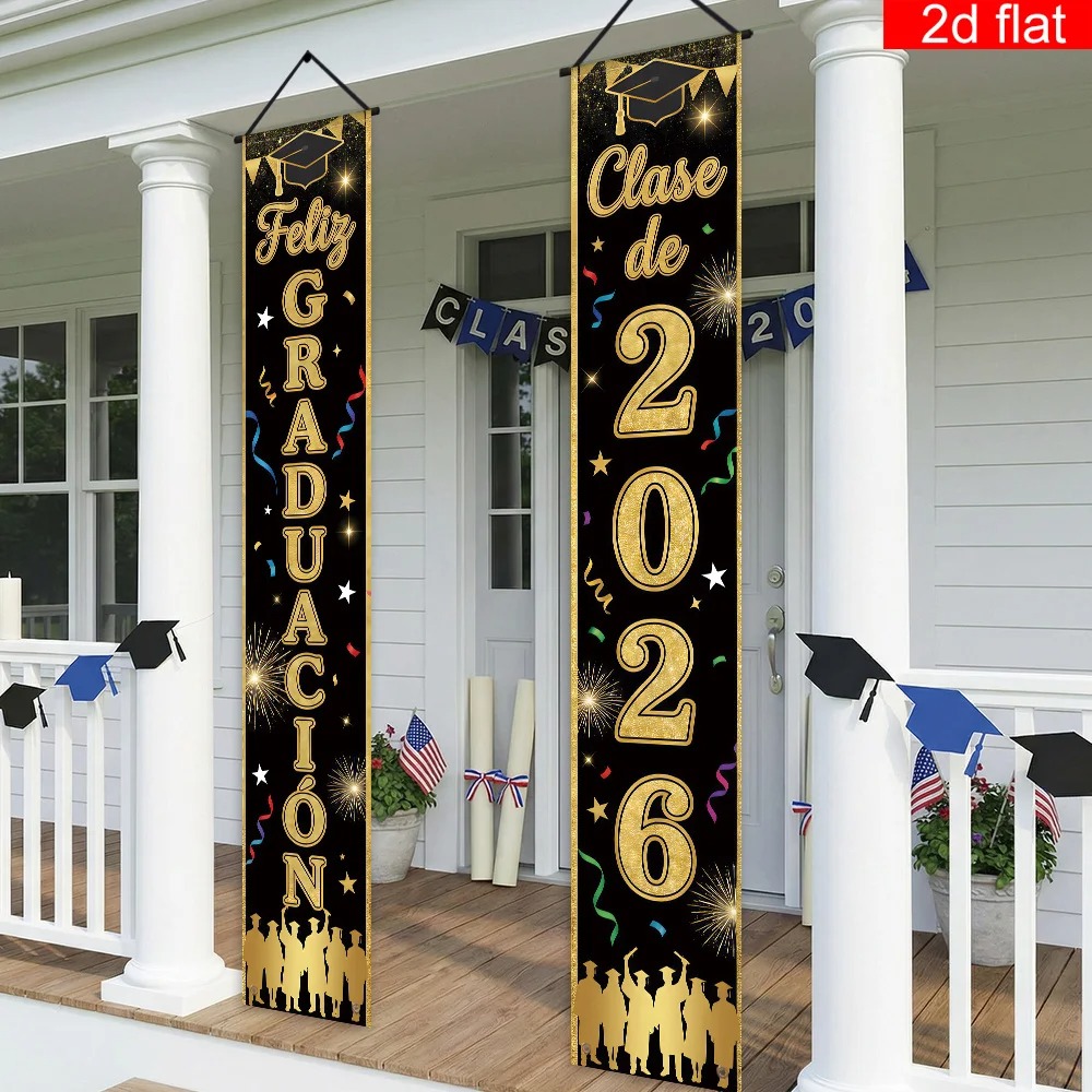 Feliz Graduacion Class of 2026 - Party Banner Gold บทวิจารณ์และราคา