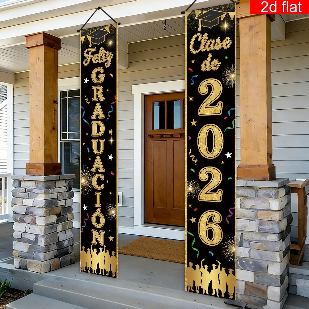 Feliz Graduacion Class of 2026 - Party Banner Gold บทวิจารณ์และราคา
