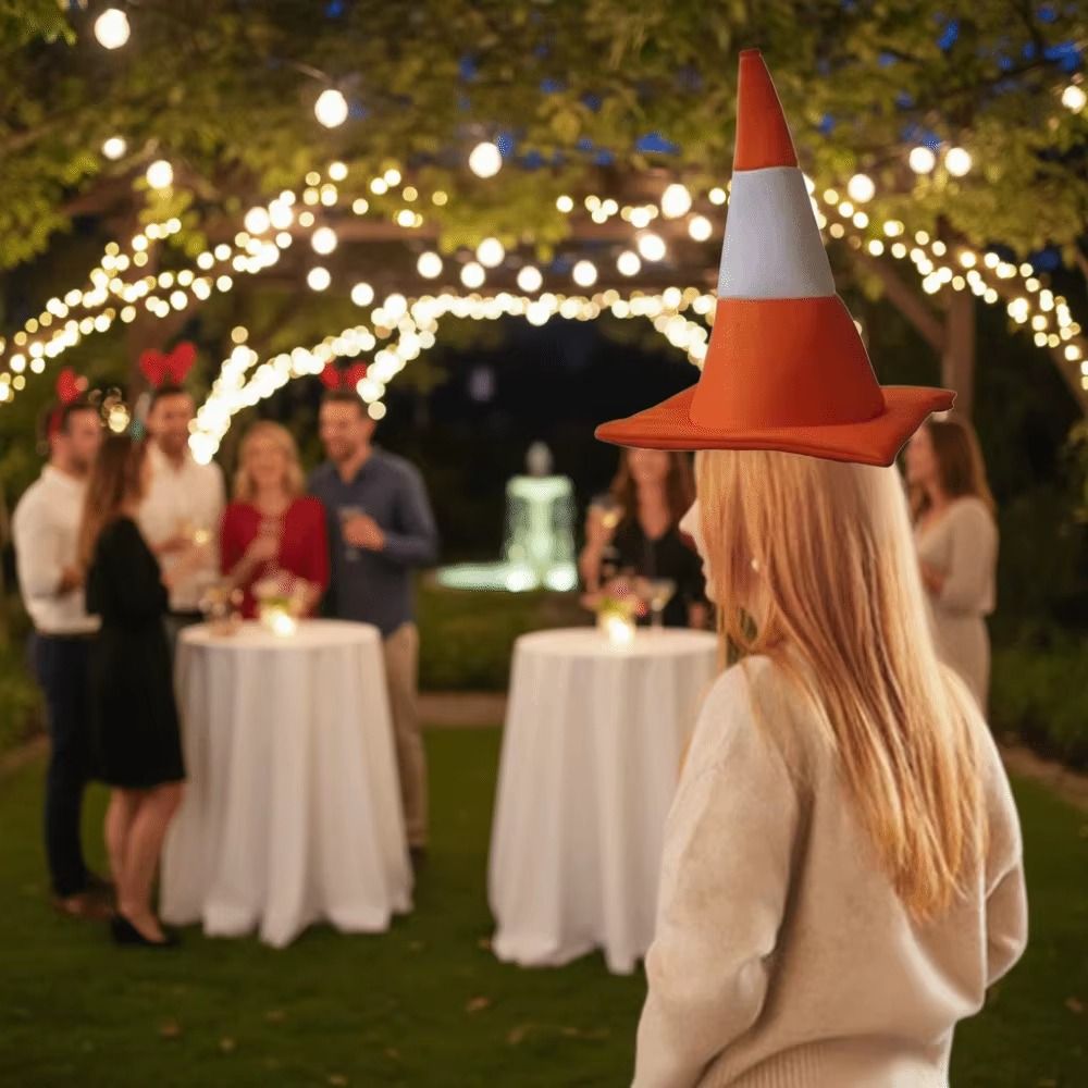 Funny Foldable Design Traffic  - Party Hat Cone บทวิจารณ์และราคา