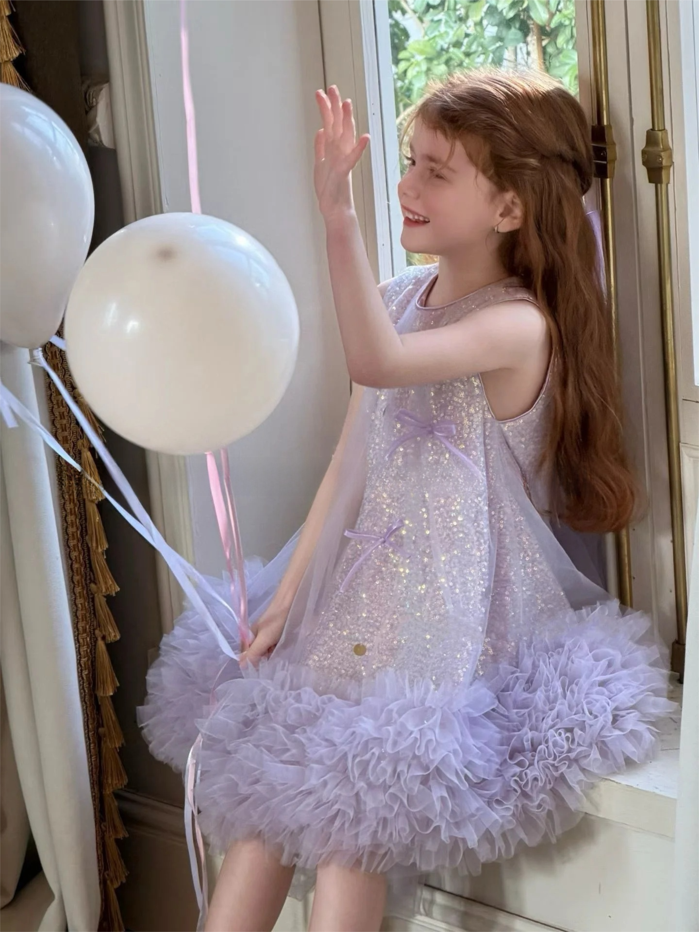 Toddler Girls Sparkly Tulle Tu - Glitter Tablecloth บทวิจารณ์และราคา