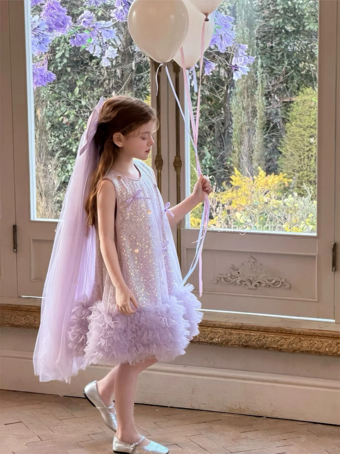 Toddler Girls Sparkly Tulle Tu - Glitter Tablecloth บทวิจารณ์และราคา