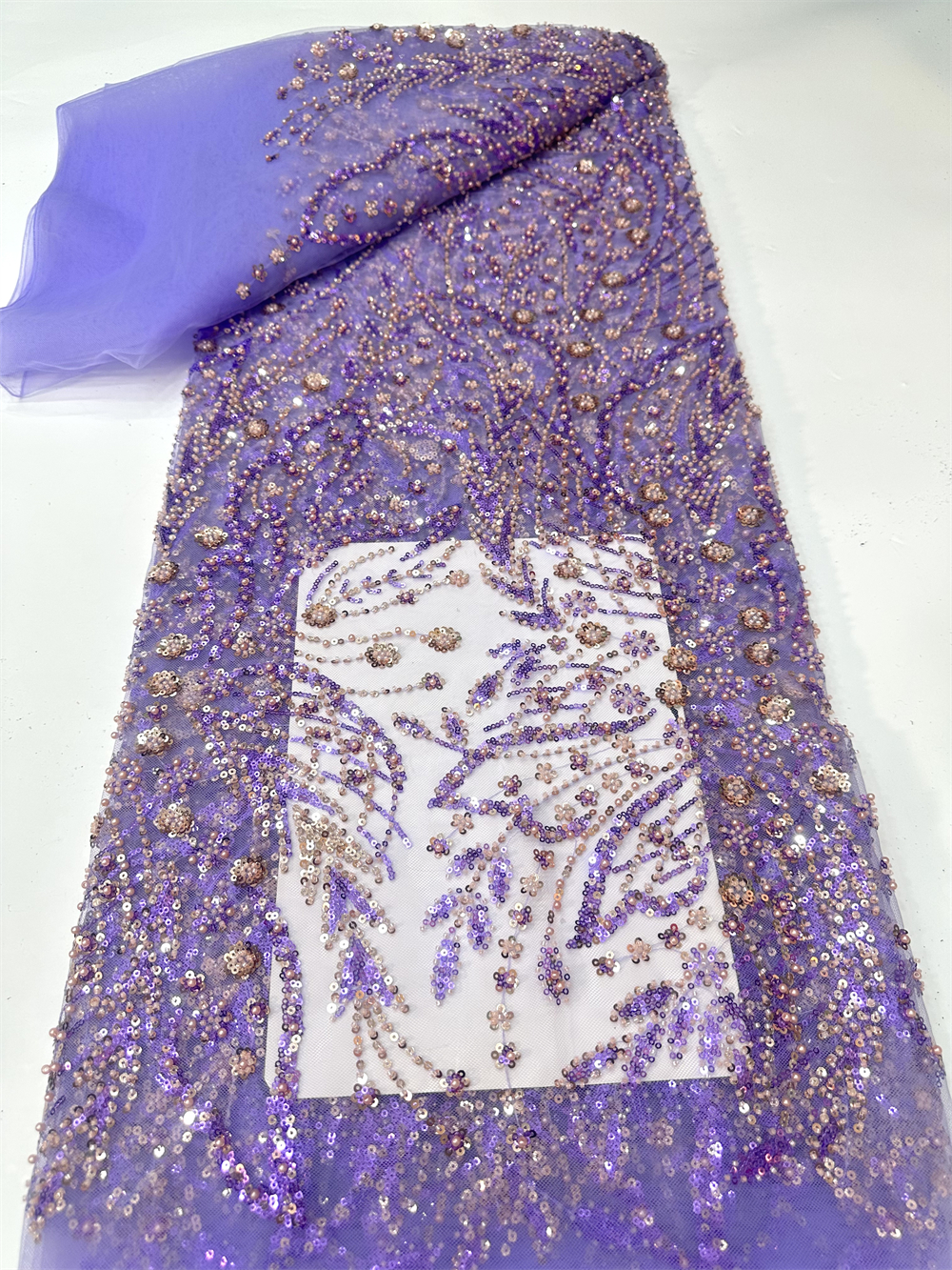 African Luxury French Beaded L - Glitter Tablecloth บทวิจารณ์และราคา