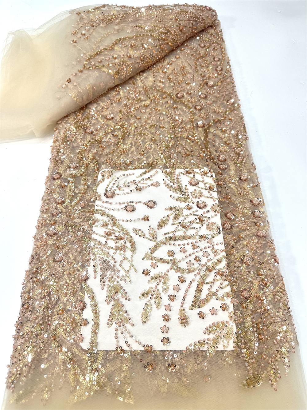 African Luxury French Beaded L - Glitter Tablecloth บทวิจารณ์และราคา