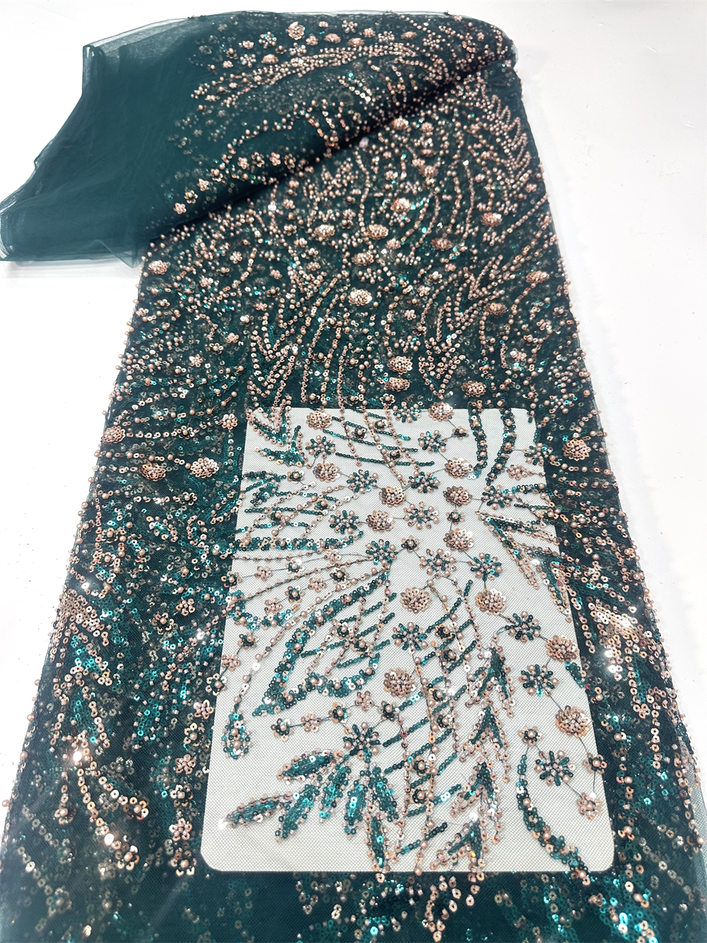 African Luxury French Beaded L - Glitter Tablecloth บทวิจารณ์และราคา