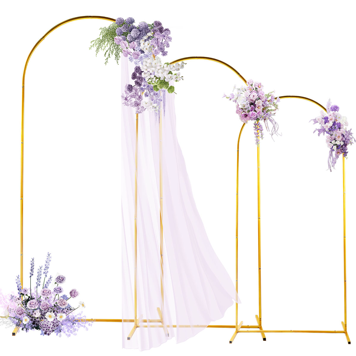 3Pack Golden Metal Arch Kits,  - Balloon Arch Kit บทวิจารณ์และราคา
