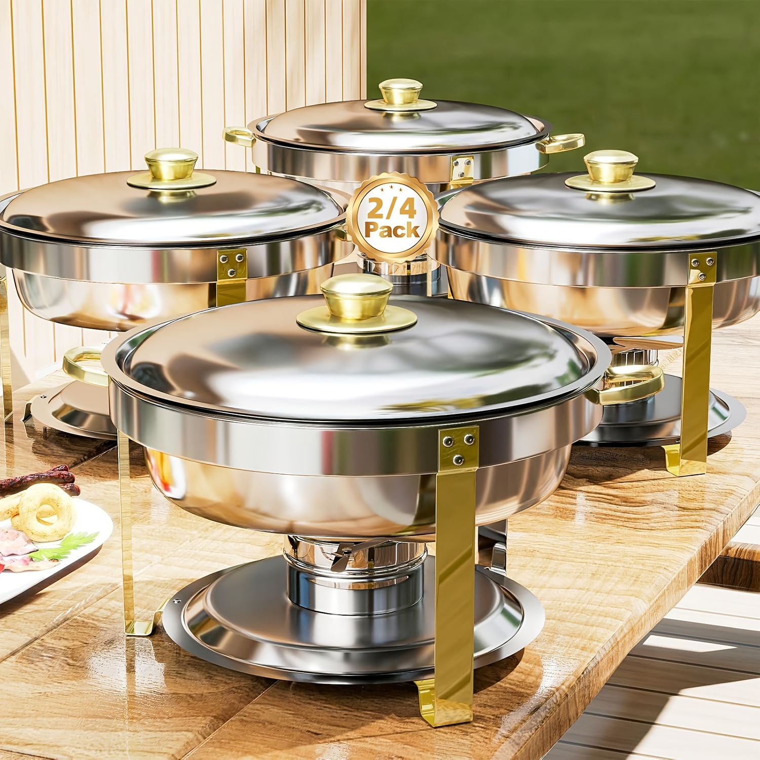 6/9QT Chafing Dishes For Buffe - Event & Party Supply Photos บทวิจารณ์และราคา