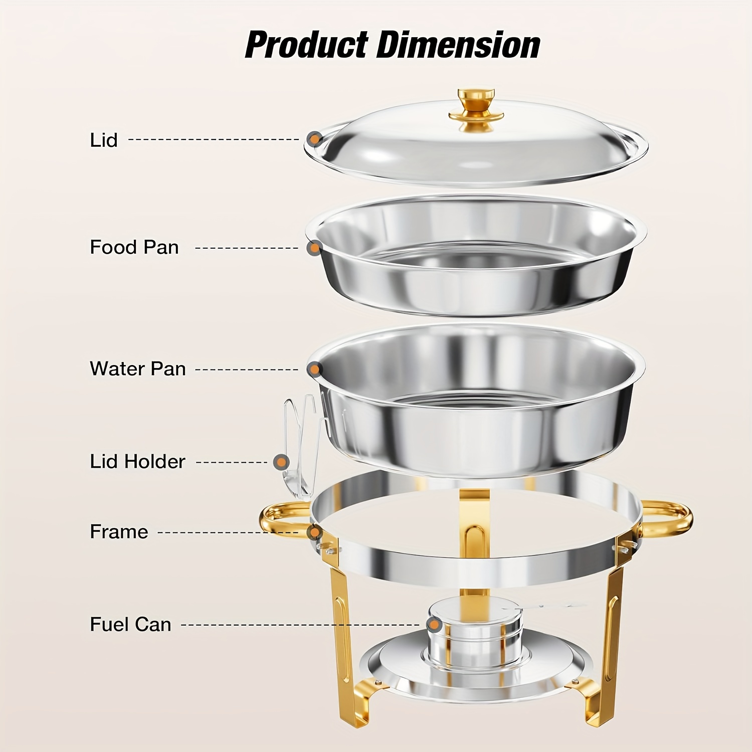 6/9QT Chafing Dishes For Buffe - Event & Party Supply Photos บทวิจารณ์และราคา