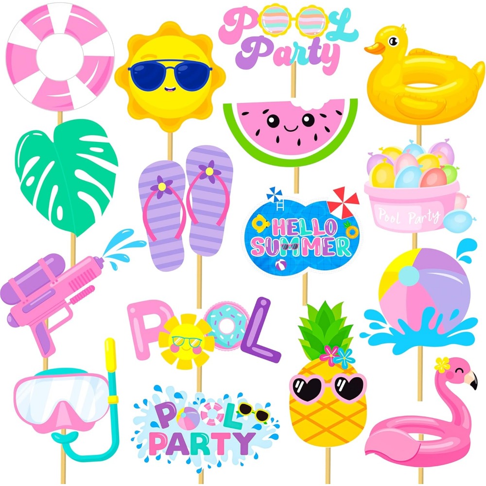 18pcs Summer Pool Party Center - Centerpiece Stick บทวิจารณ์และราคา