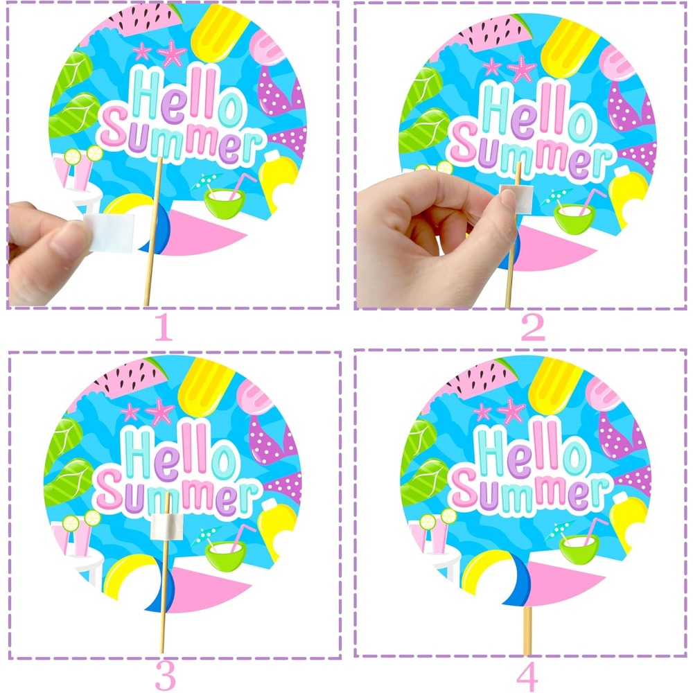 18pcs Summer Pool Party Center - Centerpiece Stick บทวิจารณ์และราคา