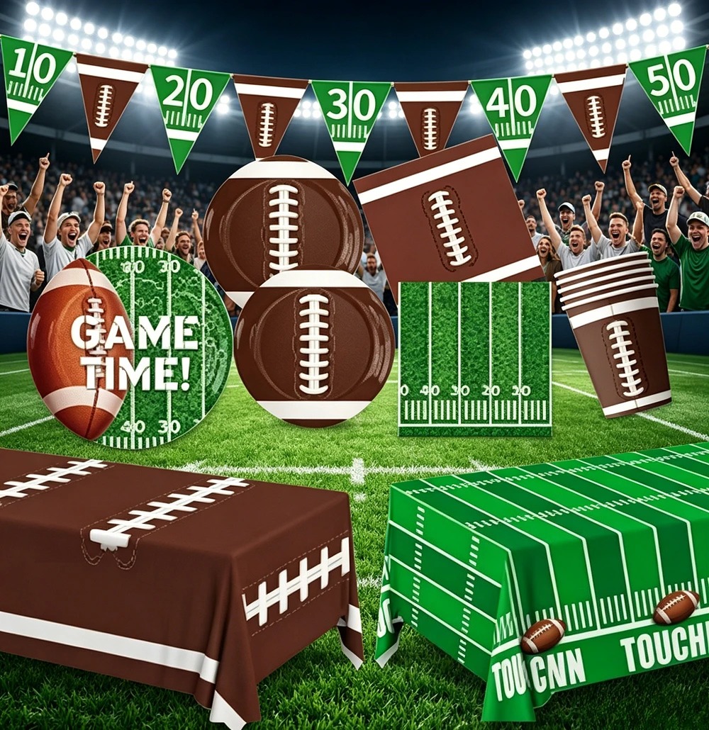 American Football Super Bowl P - Table Cloth Disposable บทวิจารณ์และราคา